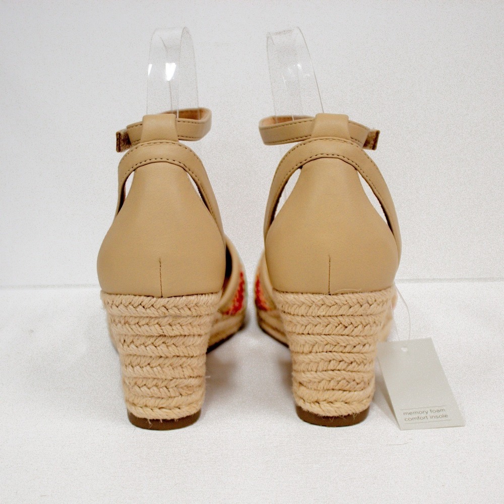 Joie Sloan Espadrille Wedge Sandals, Striped Zig Zag, Women's Size 7 M -NWT - Picture 6 of 12